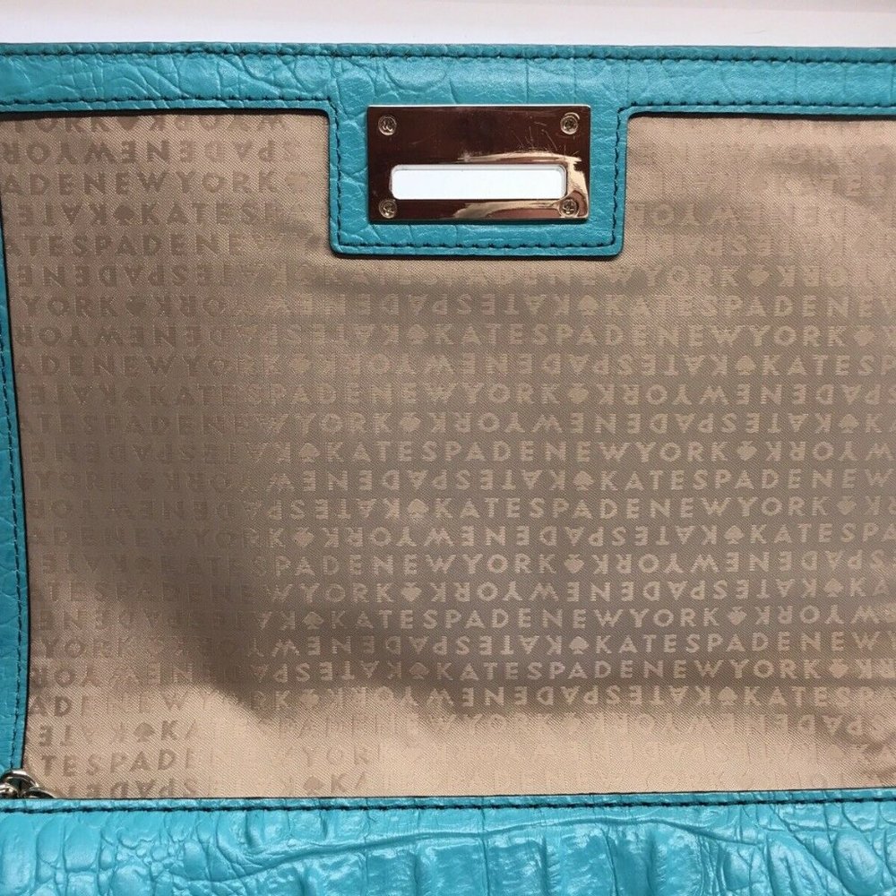 Kate Spade Crossbody Turquoise Crocodile - Picture 5 of 5